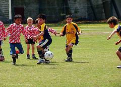 Entrenamiento para futbol infantil