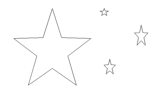 Dibujo de estrella navideña