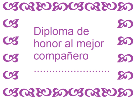 Diploma de honor