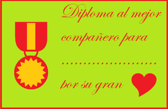 Diploma para niños