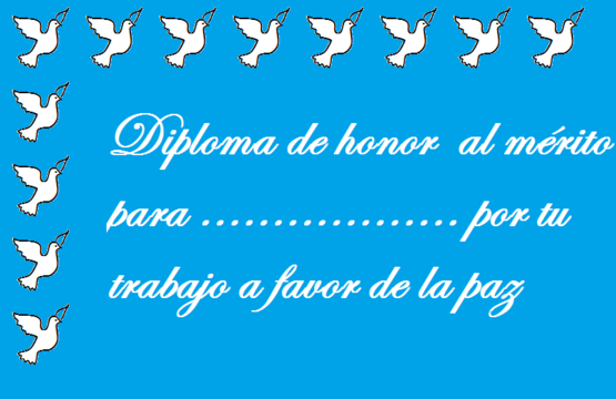 Diploma para niños