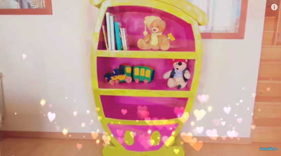 Mueble infantil de cartón