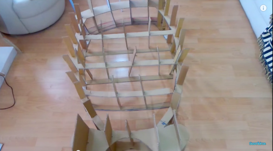 Mueble infantil de cartón