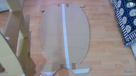 Mueble infantil de cartón