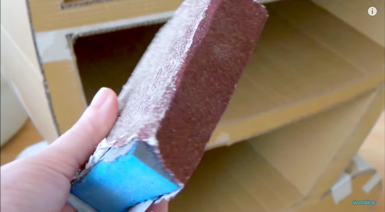 Mueble infantil de cartón