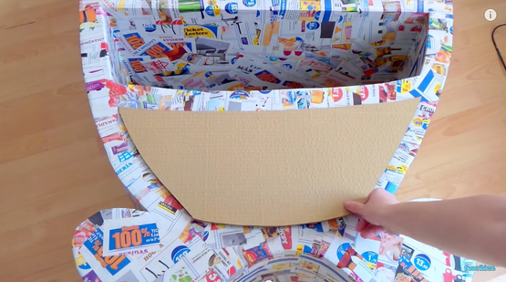 Mueble infantil de cartón