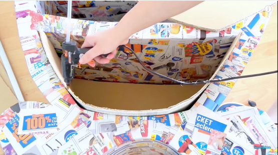 Mueble infantil de cartón