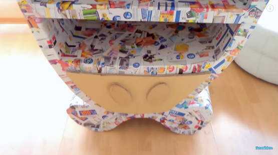 Mueble infantil de cartón