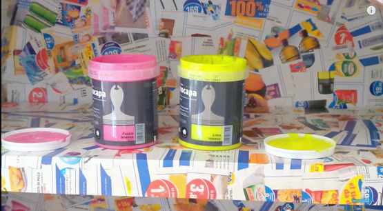 Mueble infantil de cartón