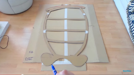 Mueble infantil de cartón