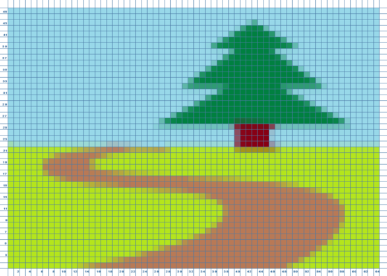 Punto de cruz para bebes