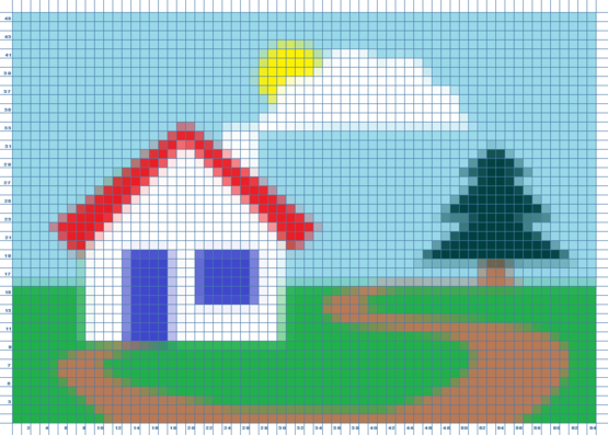 Punto de cruz para bebes