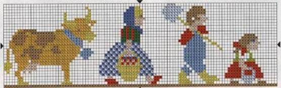 Punto de cruz para niños