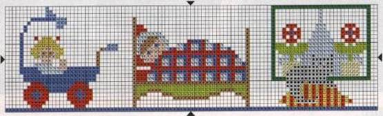 Punto de cruz para niños