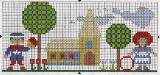 Punto de cruz para niños